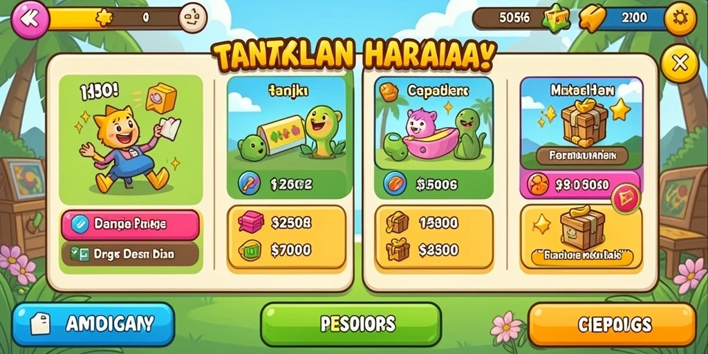Tampilan antarmuka KEREN77 yang menarik dan user-friendly.