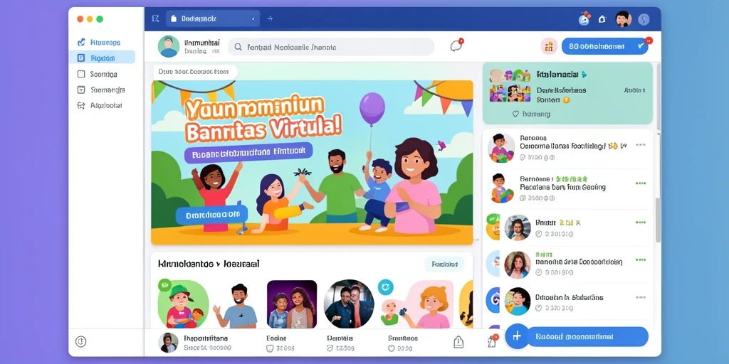Tampilan awal yang menarik dan mudah dinavigasi.