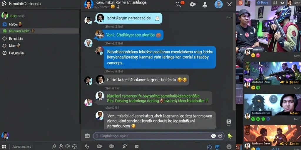 Tampilan grafis yang menarik dan berwarna.