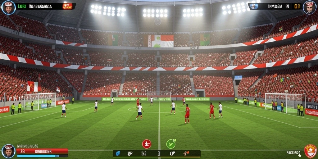Menampilkan antarmuka permainan yang sederhana dan intuitif.