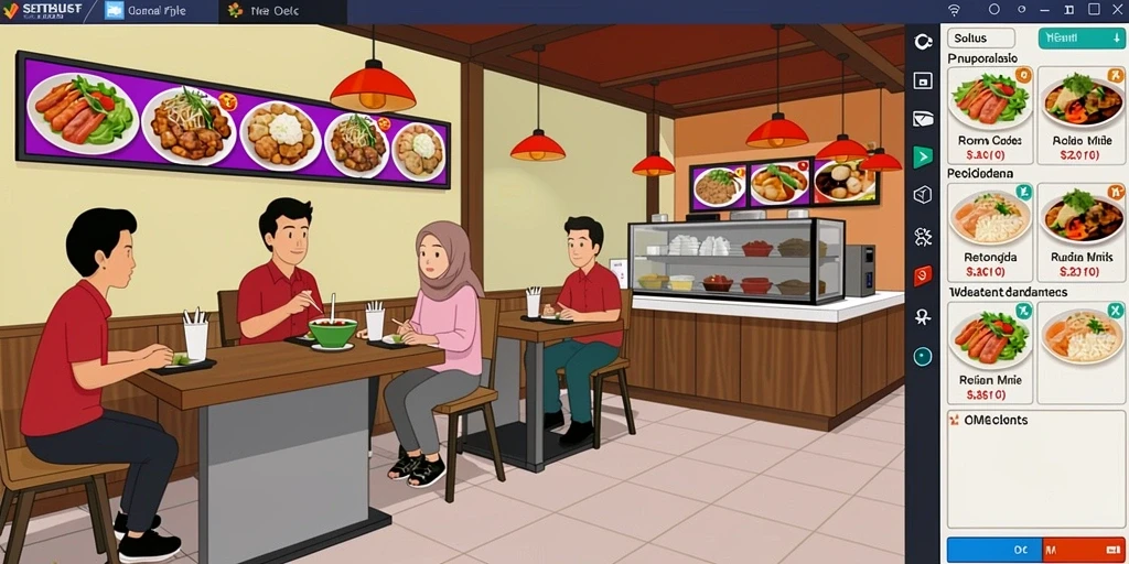 Tampilan antarmuka pengguna yang ramah dan menarik.