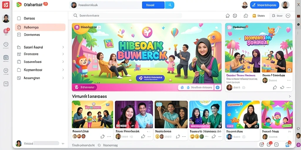 Tampilan antarmuka yang sederhana dan menarik.