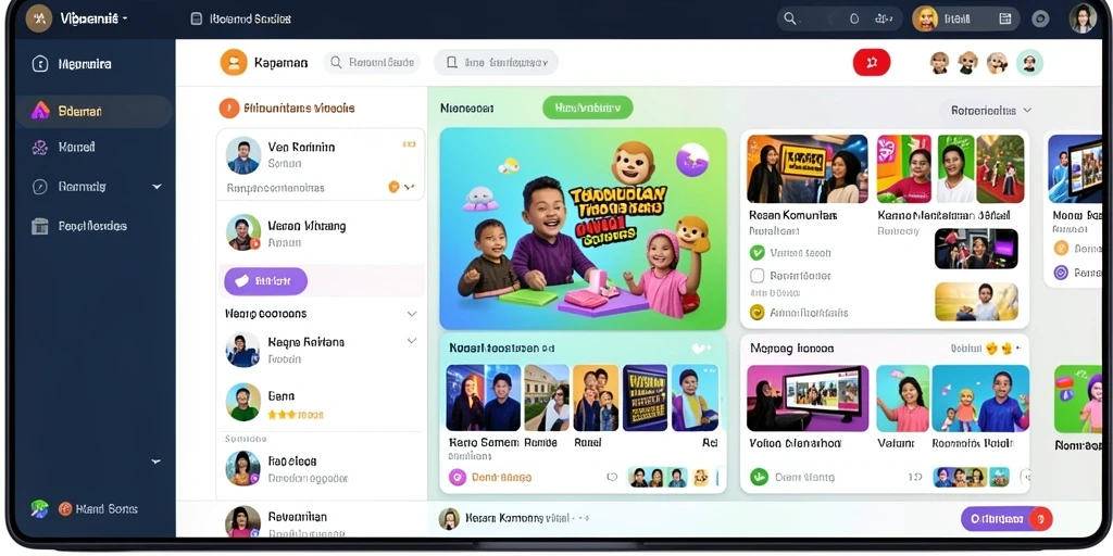 Tampilan antarmuka yang sederhana dan menarik.
