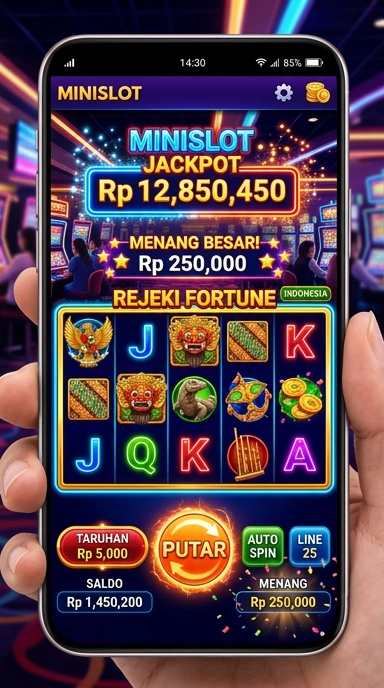 Galeri pratinjau visual minislot build APK resmi terbaru